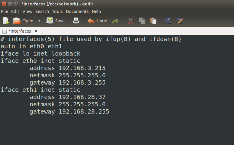 Set a Static IP on Ubuntu