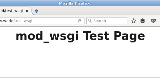 mod-wsgi