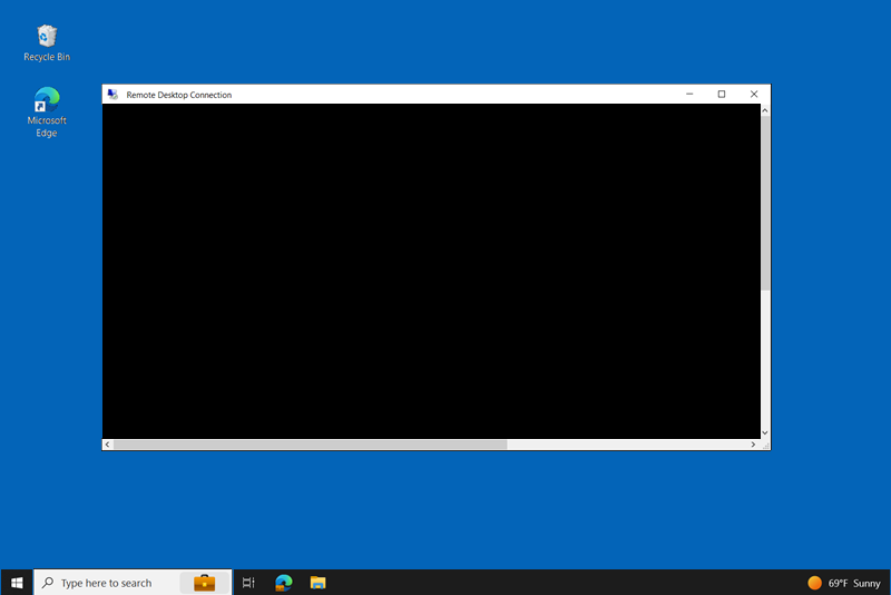 Black screen xrdp from Windows to Ubuntu.
