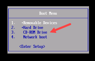 VM boot options