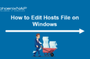 Editing the Windows hosts file.
