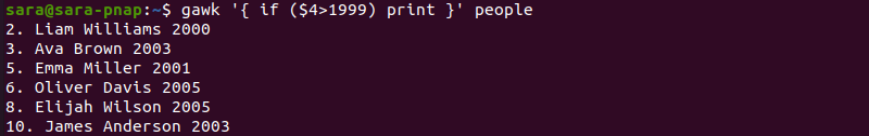 gawk-if-statement-terminal-output-1 gawk if statement terminal output
