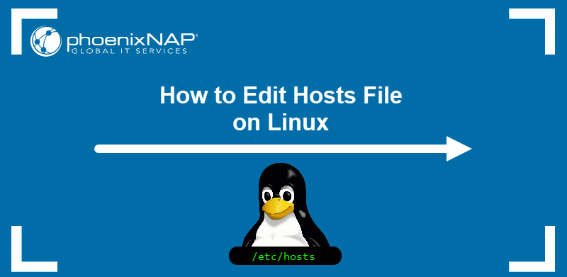 How to edit Hosts file on Linux.