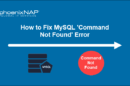 tutorial on fixing the command not found error in MySQL