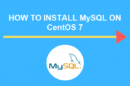how to install mysql on centos