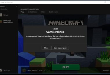Minecraft keeps crashing