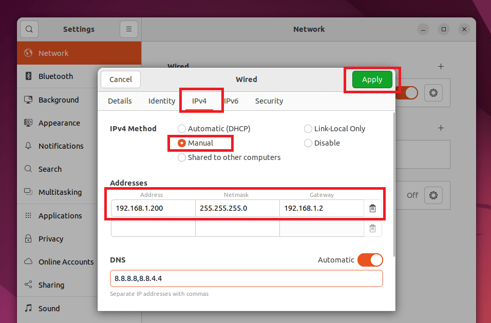 How To Configure Static Ip Address On Ubuntu C Ng Ng Linux