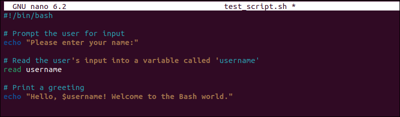 Simple bash script.