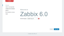 zabbix web installer home