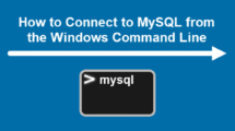 How to connect to MySQL from the Windows command line - a tutorial.