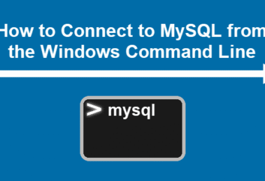 How to connect to MySQL from the Windows command line - a tutorial.